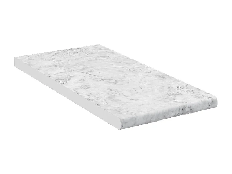 Plan de travail cuisine blanc/marbre 30x60x2.8 r-line