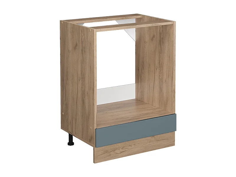 Meuble pour four bleu-gris 60x46x81.6 r-line