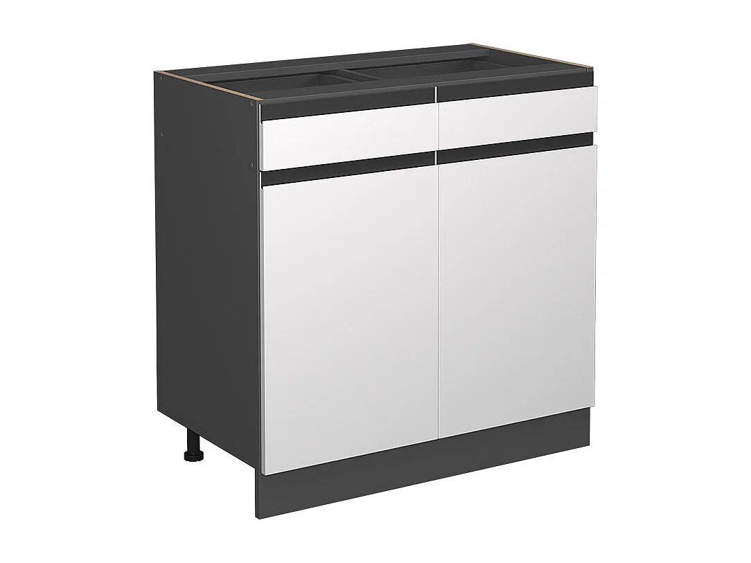 Mueble bajo de cocina blanco 80x46x81.6 r-line