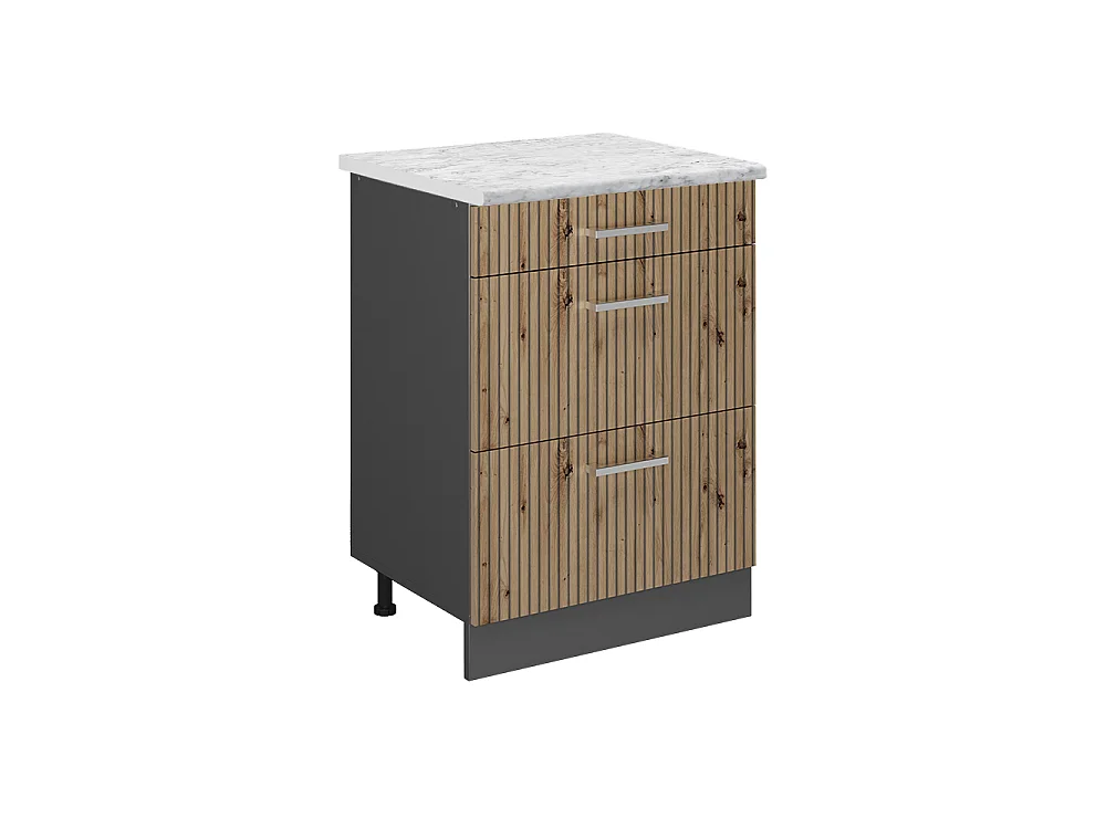 Küchenunterschrank artisan-eiche 60x60x81.6 r-line