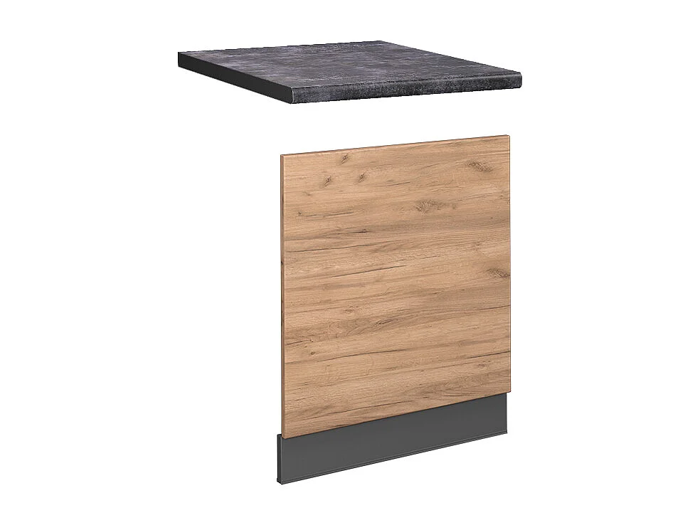 Panel frontal roble dorado 60x1.6x67.4 fame-line