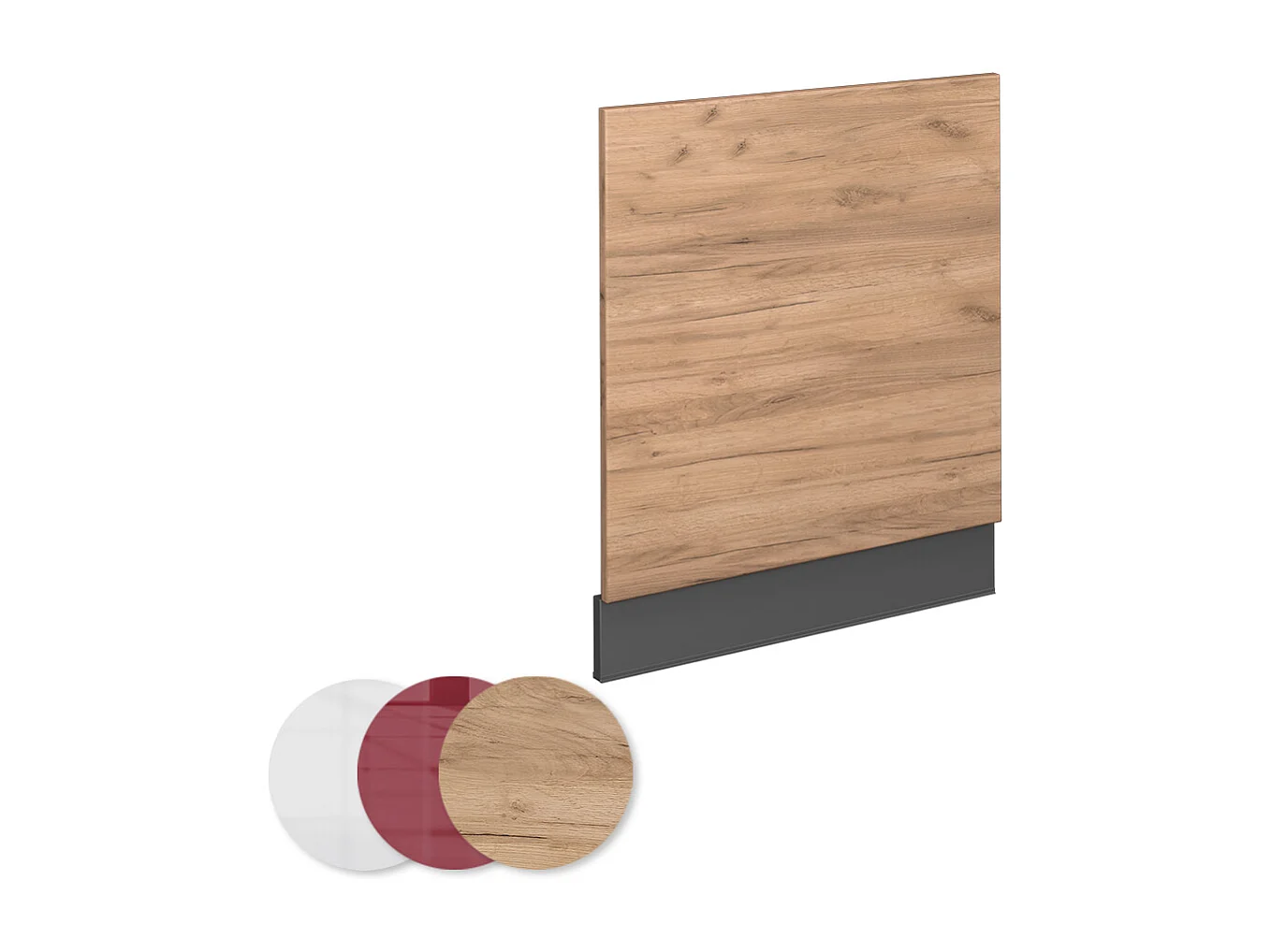 Panel frontal roble dorado 60x1.6x67.4 fame-line