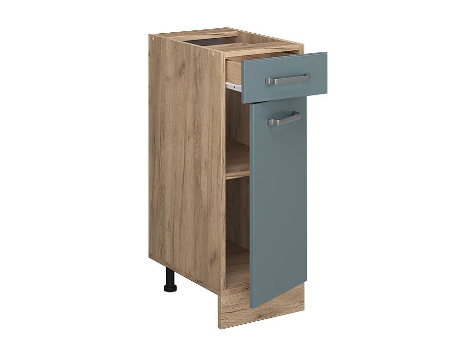 Meuble cuisine bleu-gris 30x46x81.6 r-line