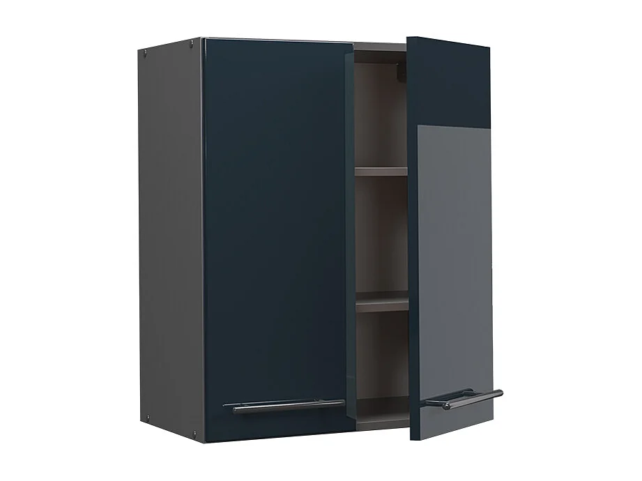 Pensile da cucina blu scuro lucido 60x34.1x72 fame-line