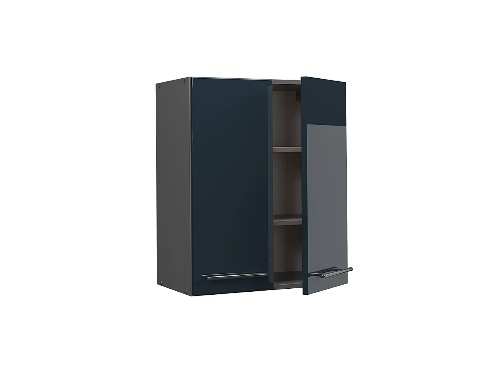 Hangkast donkerblauw hoogglans 60x34.1x72 fame-line
