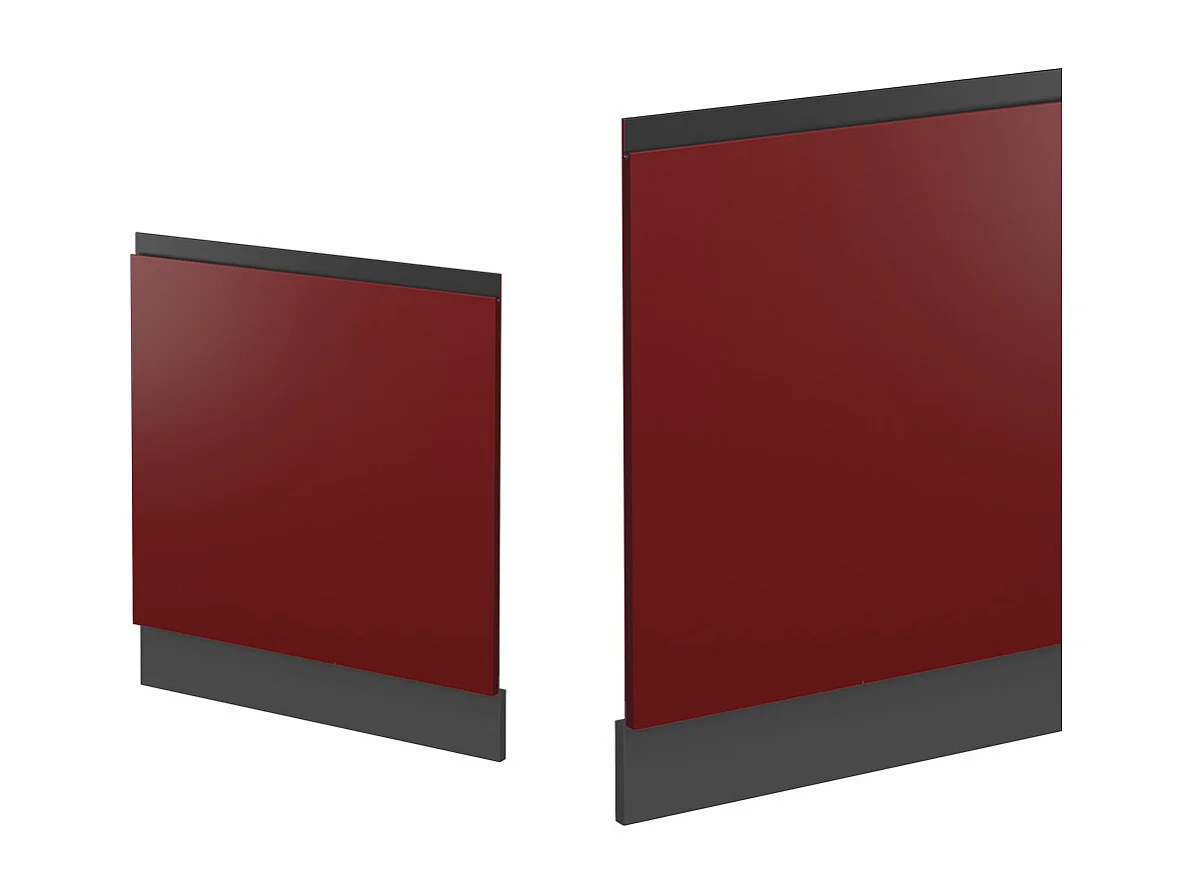 Frontpaneel rood 60x1.6x57.2 r-line