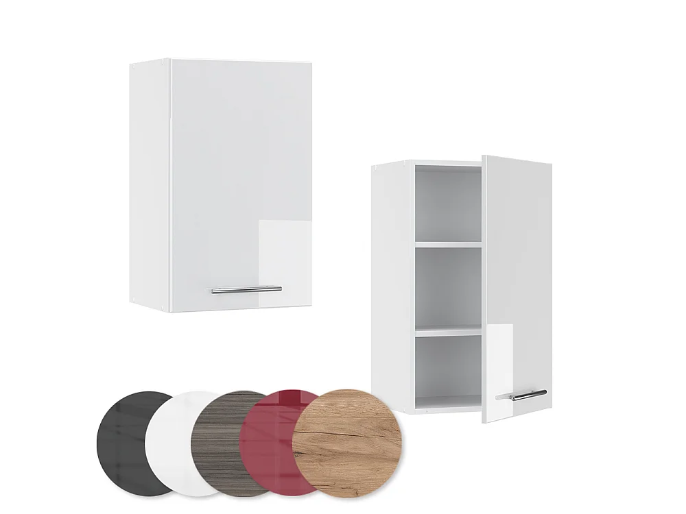 Pensile da cucina bianco lucido 45x34.1x72 fame-line