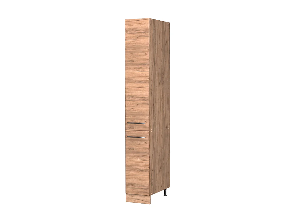 Meuble haute de cuisine chêne de force doré 30x58x206.8 fame-line