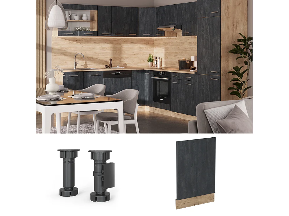 Façade béton noir 45x1.6x57.2 r-line