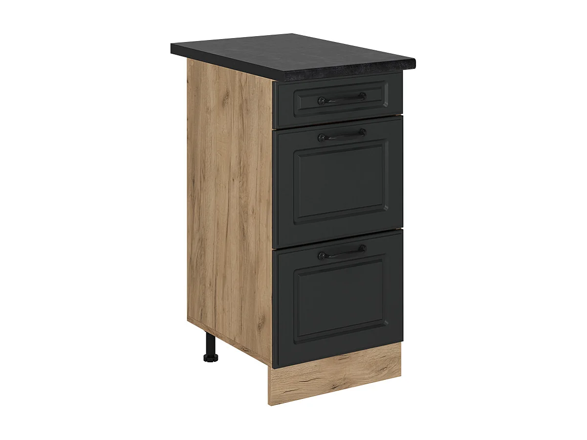 Mobiletto base per cucina antracite casa di campagna 40x60x81.6 r-line