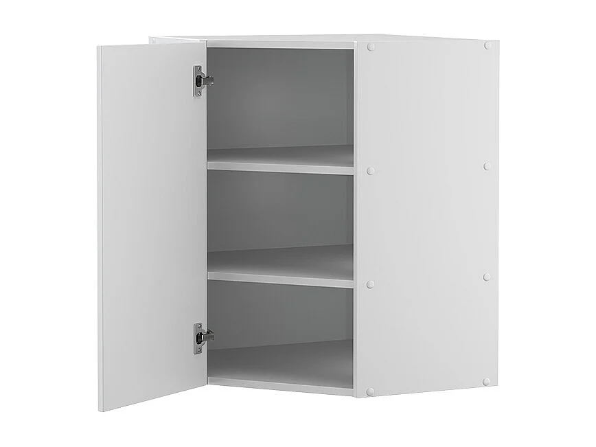 Armario colgante de esquina blanco casa de campo 57x34.1x72 fame-line
