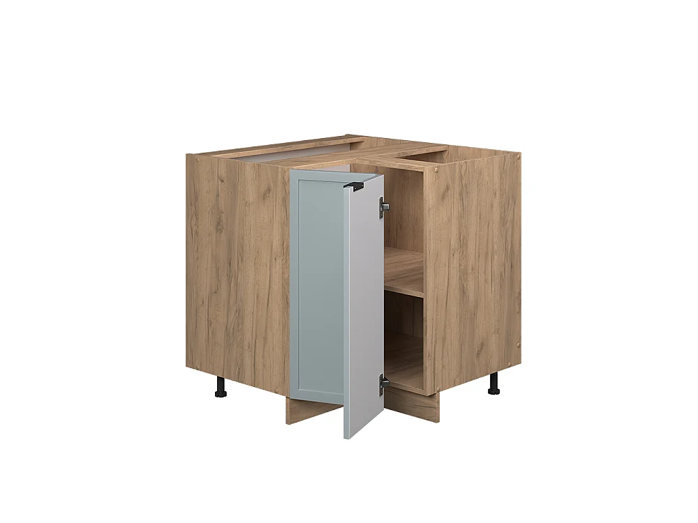 Mobile ad angolo cucina blu-grigio chiaro 80.5x60x82 fame-line