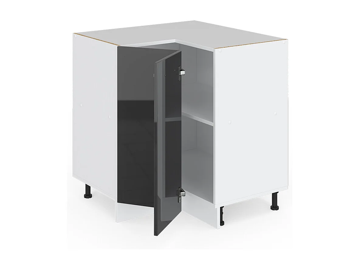 Meuble dangle anthracite haute brillance 75.6x60x81.6 r-line