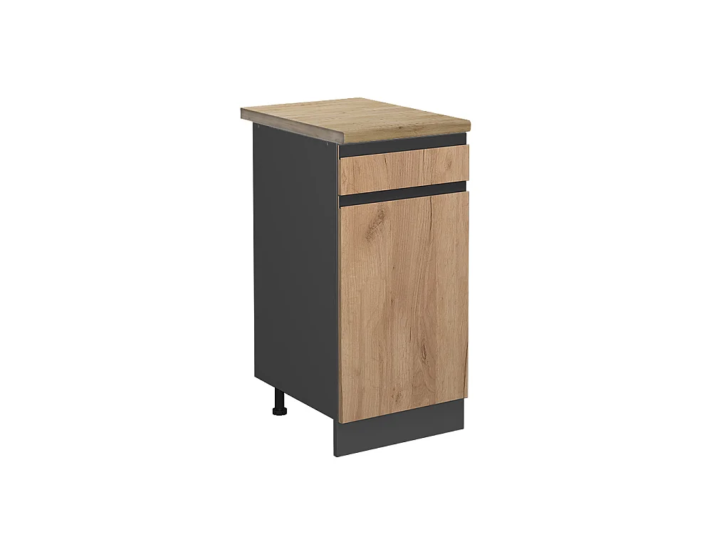 Meuble cuisine chêne de force doré 40x60x81.6 r-line