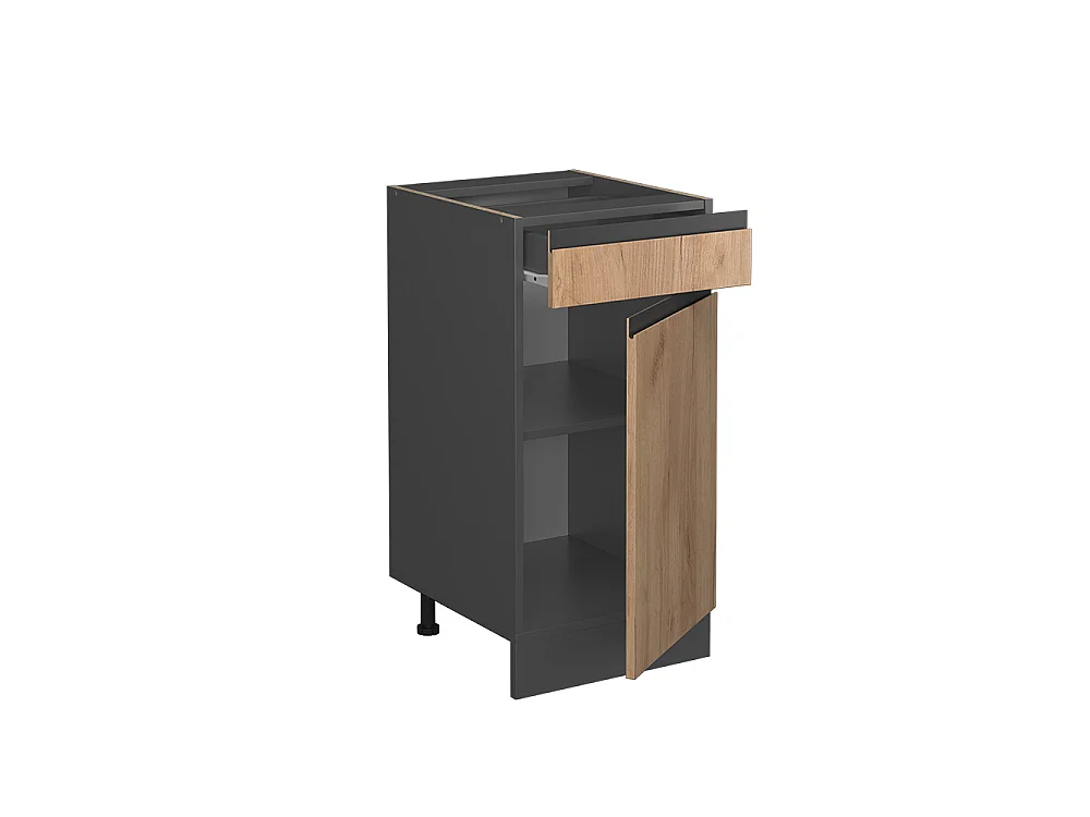 Meuble cuisine chêne de force doré 40x60x81.6 r-line