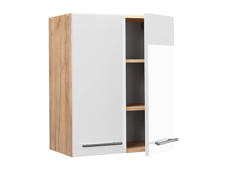 Armario colgante blanco alto brillo 60x34.1x72 fame-line
