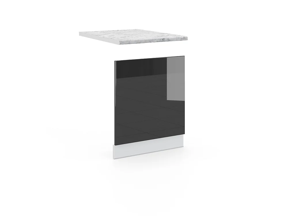 Frontblende anthrazit hochglanz 60x1.6x67.4 fame-line