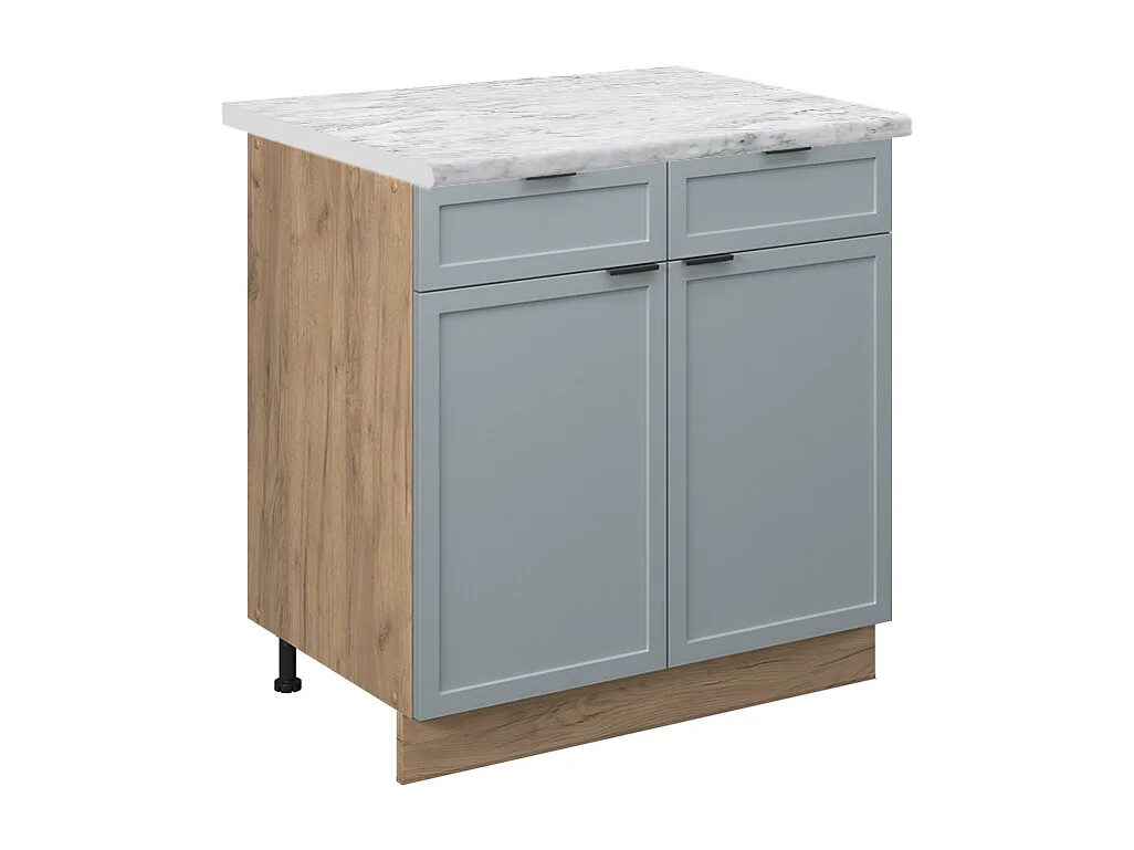 Küchenunterschrank hellblau-grau 80x60x82 fame-line