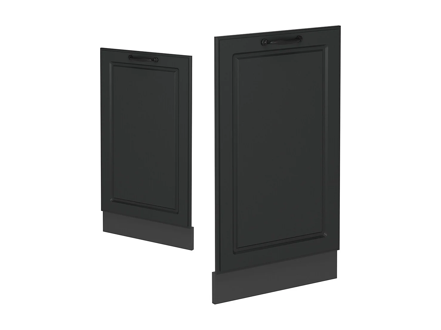 Façade de lave-vaisselle anthracite campagne 45x1.6x81.8 r-line