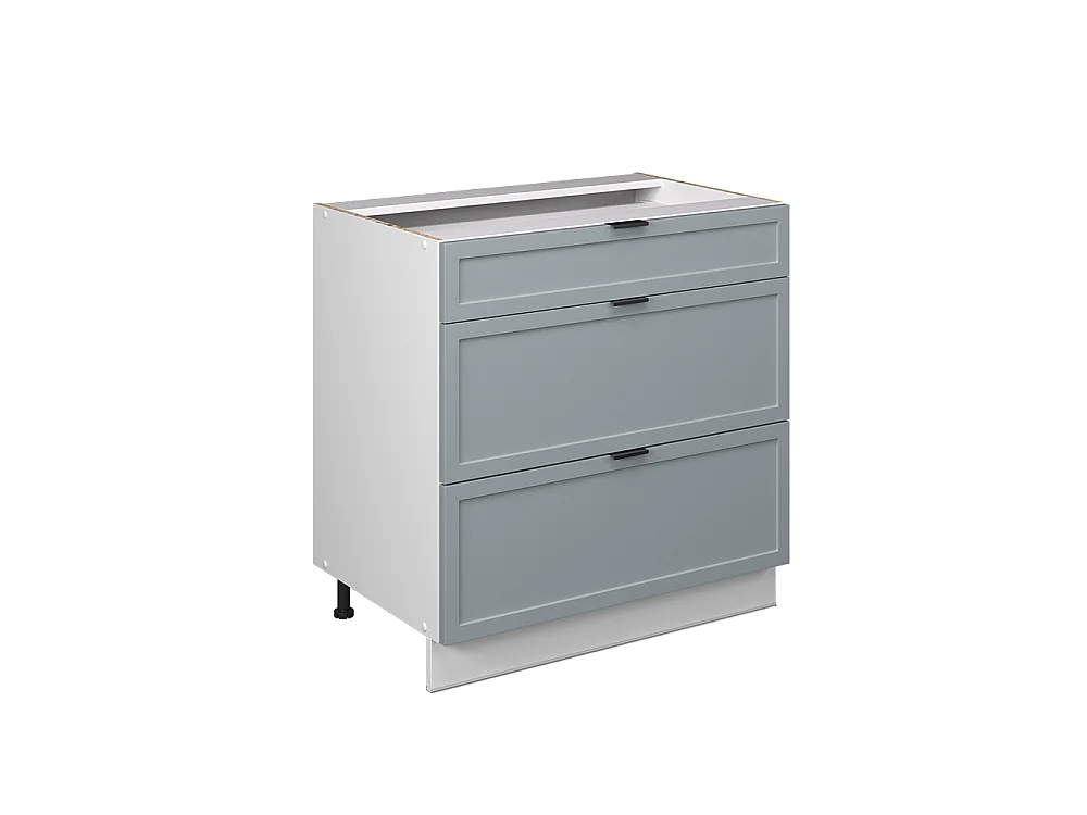 Meuble cuisine bleu clair-gris 80x51.6x82 fame-line