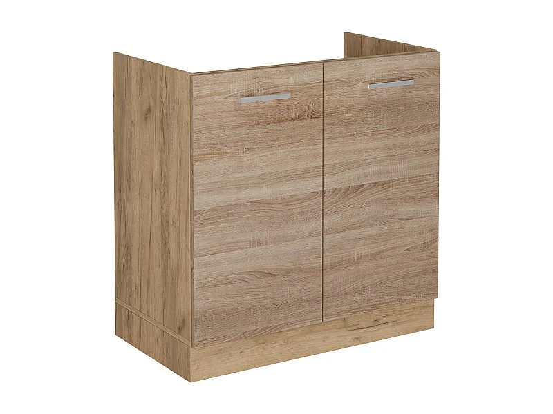 Meuble bas sous-évier sonoma 80x46x81.6 r-line