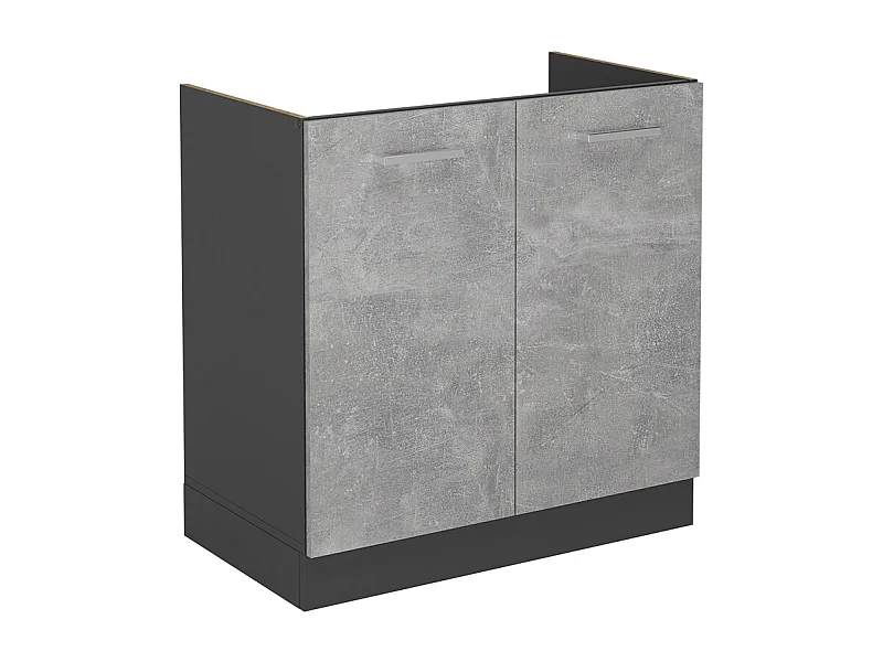 Spülenunterschrank beton 80x46x81.6 r-line