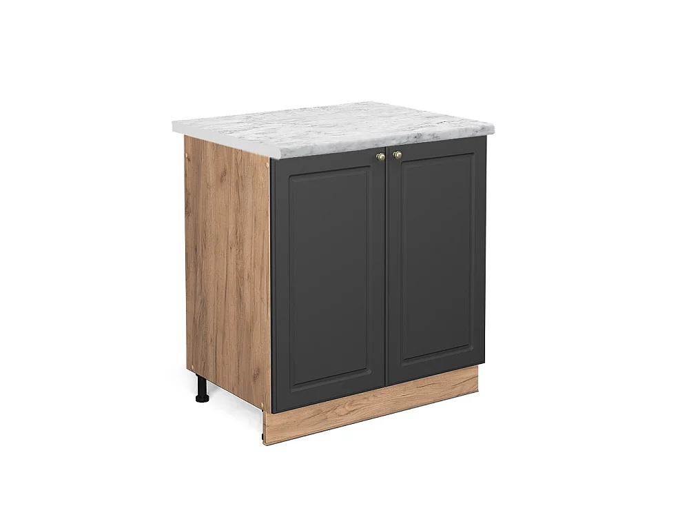 Mobile lavello cucina antracite-oro 80x60x82 fame-line