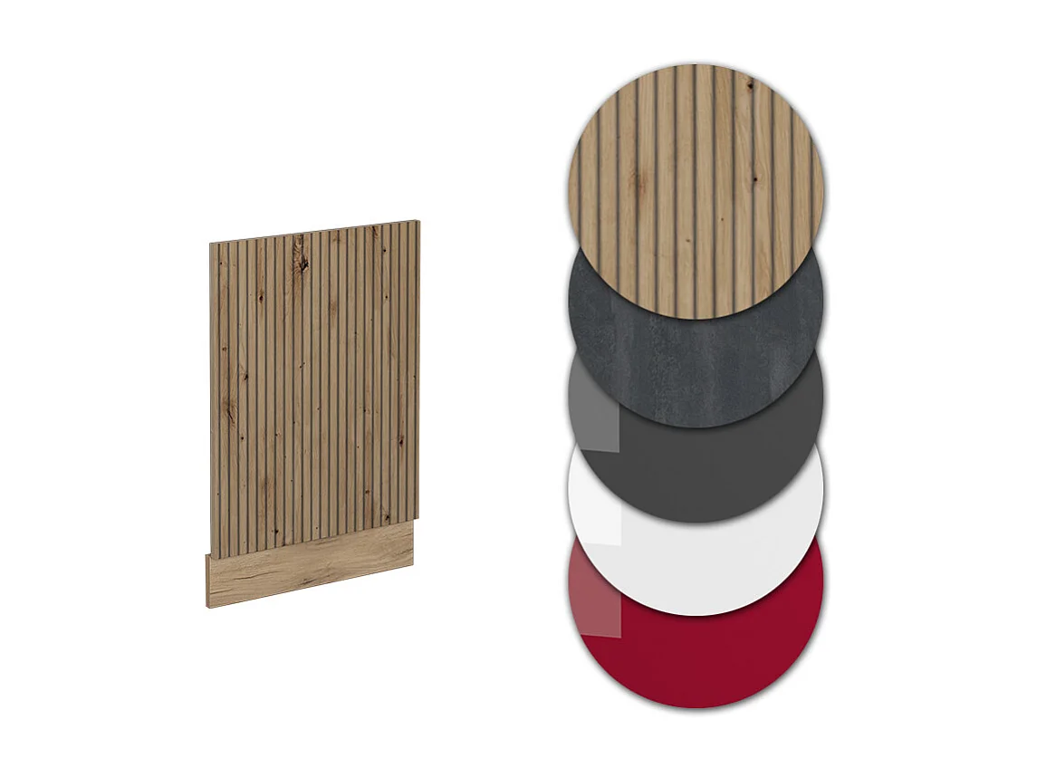 Panel frontal roble artesanal 45x1.6x57.2 r-line