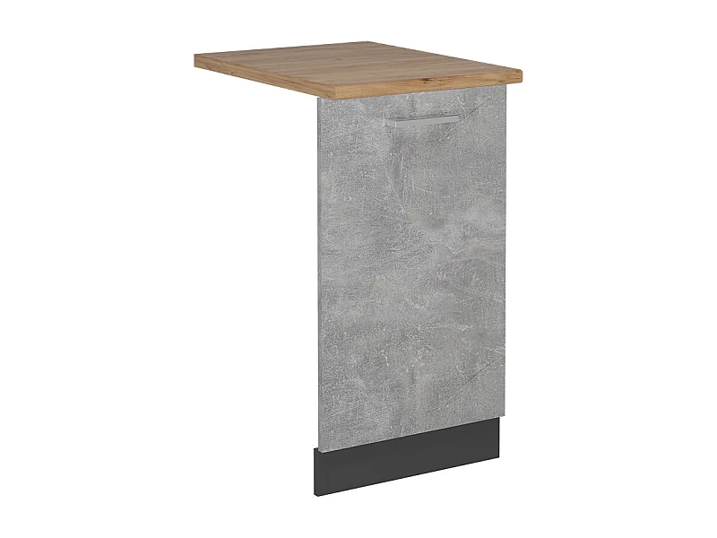 Panel frontal del lavavajillas hormigón 45x1.6x81.8 r-line