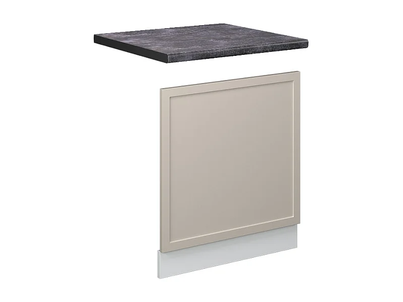 Panel frontal grisbeige 60x1.6x67.4 fame-line