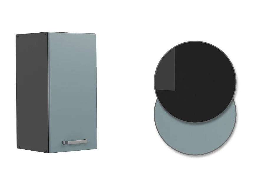 Armario colgante gris azulado 30x31x60 r-line