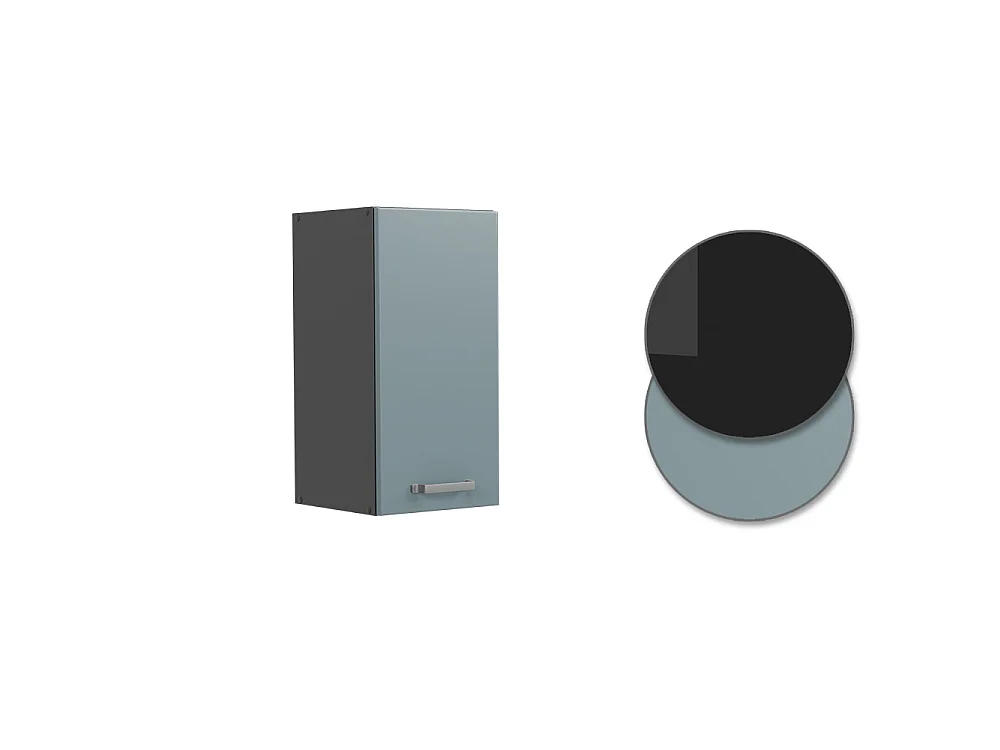 Wall cabinet blue-grey 30x31x60 r-line