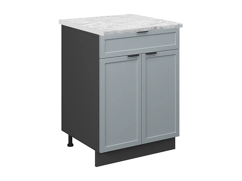 Küchenunterschrank hellblau-grau 60x60x82 fame-line