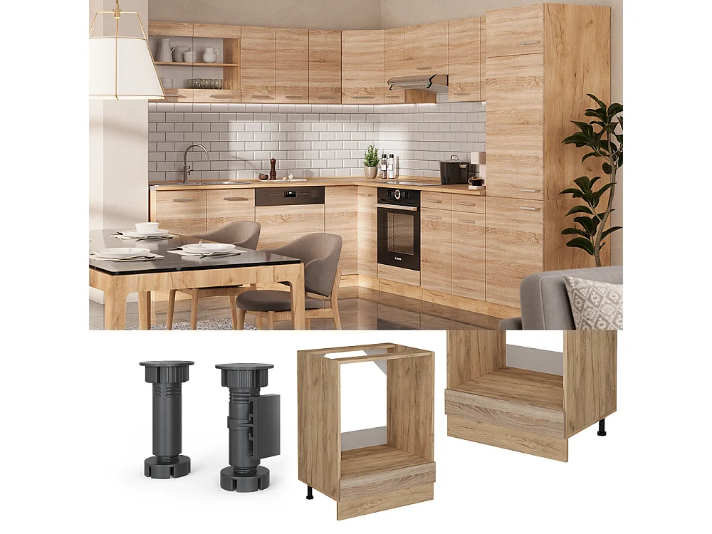 Meuble pour four sonoma 60x60x81.6 r-line