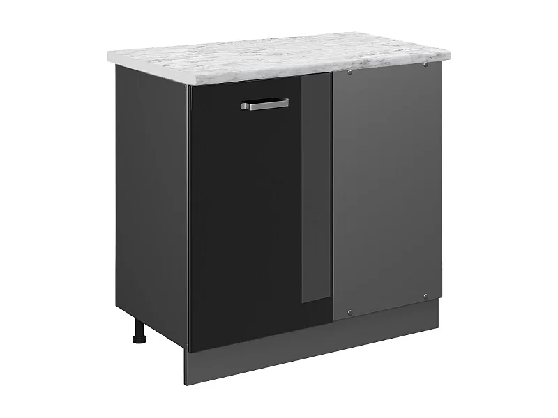 Meuble dangle noir haute brillance 86x60x81.6 r-line