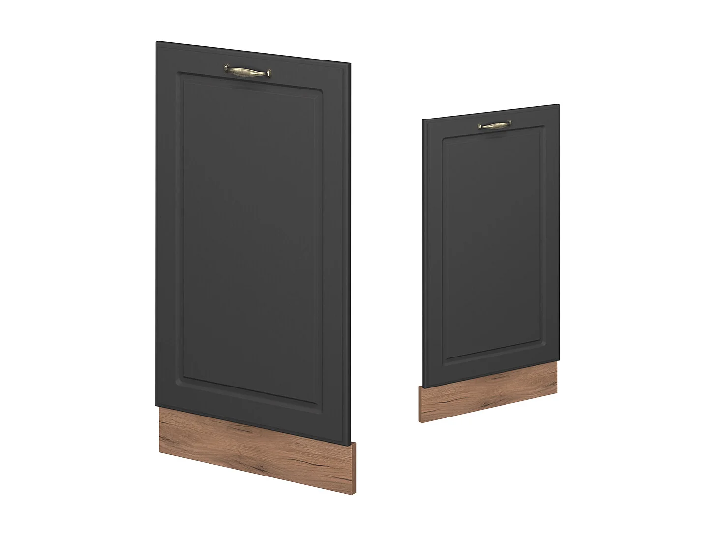 Panel frontal del lavavajillas antracita-oro 45x1.6x81.8 fame-line