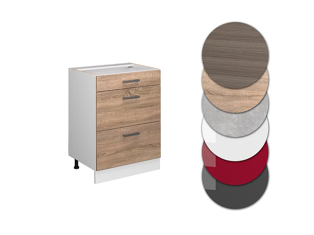 Meuble cuisine sonoma 60x46x81.6 r-line