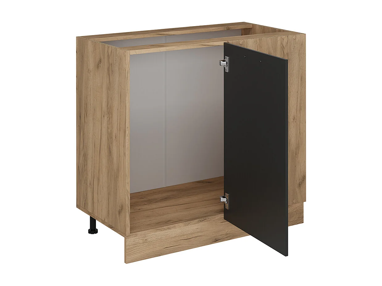 Mobile ad angolo cucina antracite casa di campagna 86x60x81.6 r-line