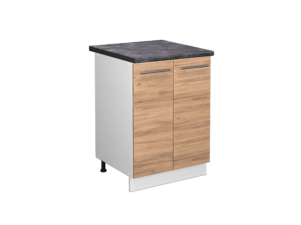 Mobiletto base cucina Rovere dorato 60x60x82 fame-line