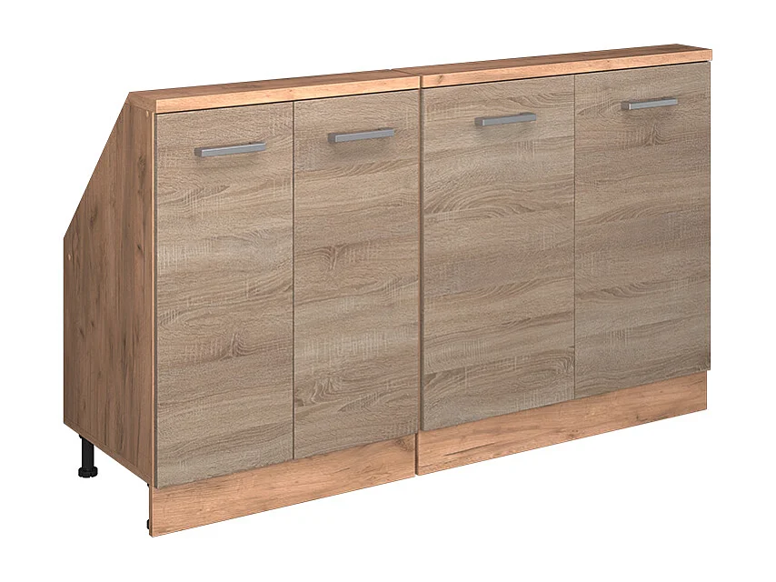 Meuble sous pente sonoma 140x46x81.6 r-line