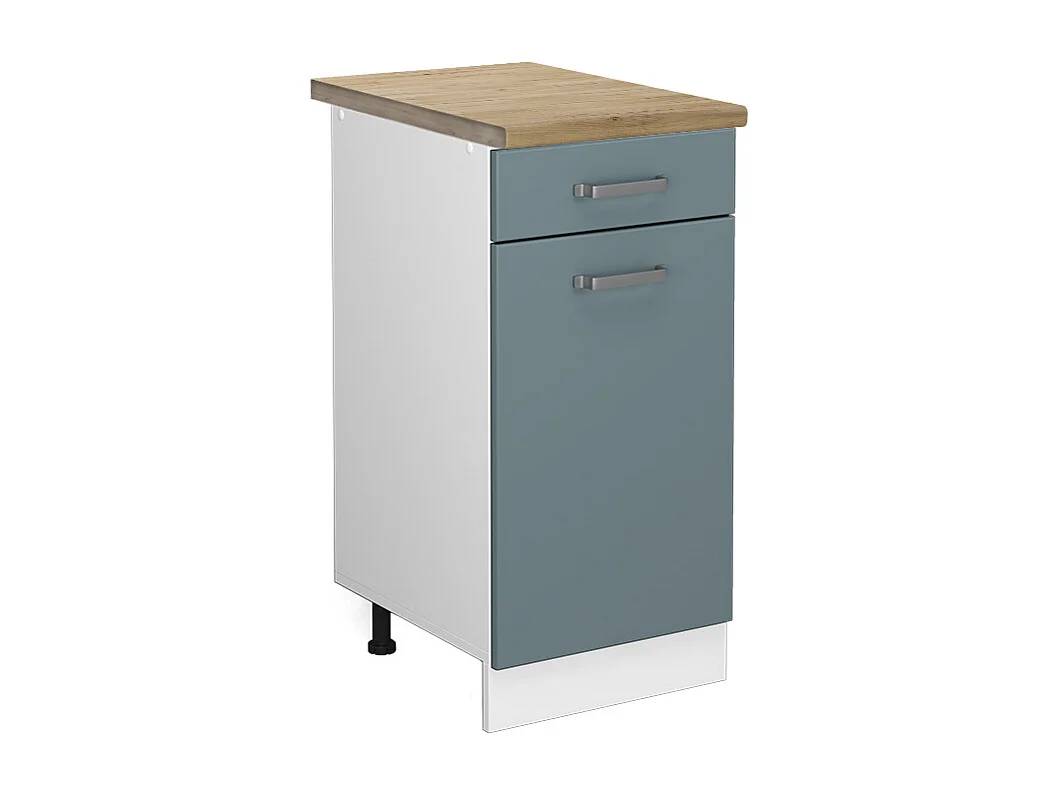 Mobiletto base per cucina grigio-blu 40x60x81.6 r-line