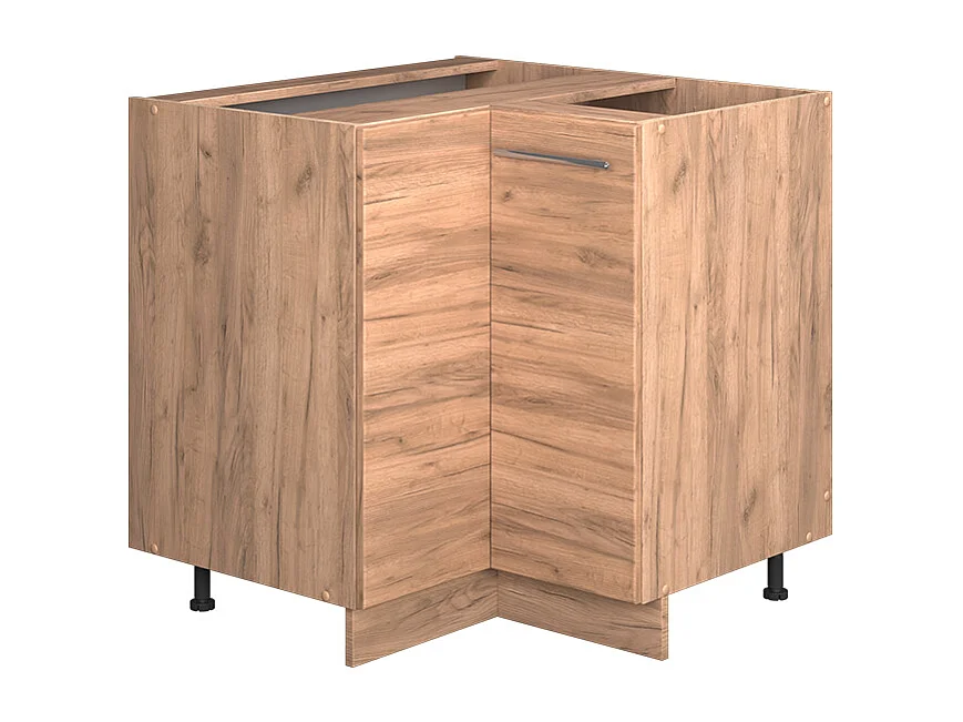 Armario de esquina roble dorado 80.5x60x82 fame-line