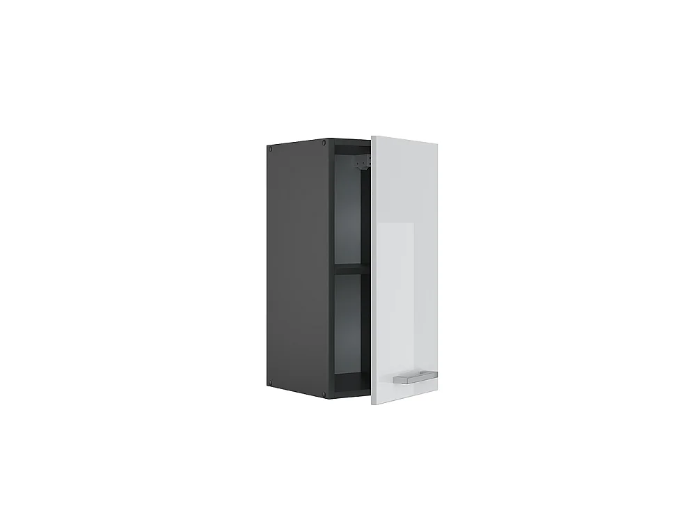 Wall cabinet white high gloss 30x31x60 r-line