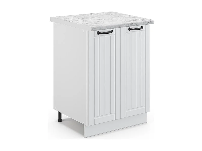 Mueble bajo de cocina blanco casa de campo 60x60x82 fame-line