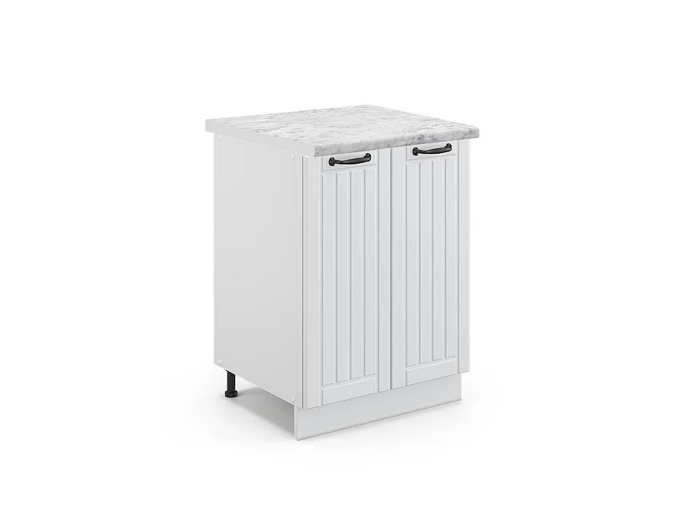Mobiletto base cucina Bianco rustico 60x60x82 fame-line