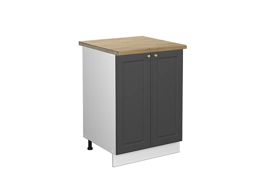 Mobiletto base cucina antracite-oro 60x60x82 fame-line