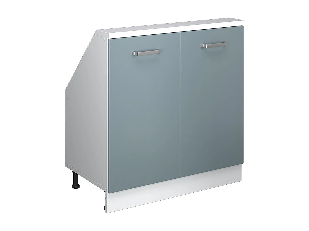 Meuble sous pente bleu-gris 80x46x81.6 r-line