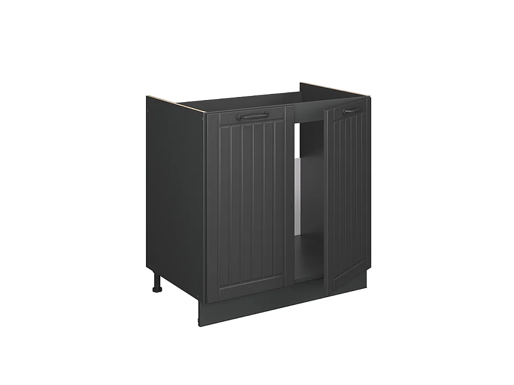 Armario bajo para fregadero gris oscuro 80x51.6x82 fame-line