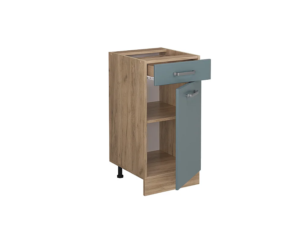 Keukenonderkast blauw-grijs 40x46x81.6 r-line