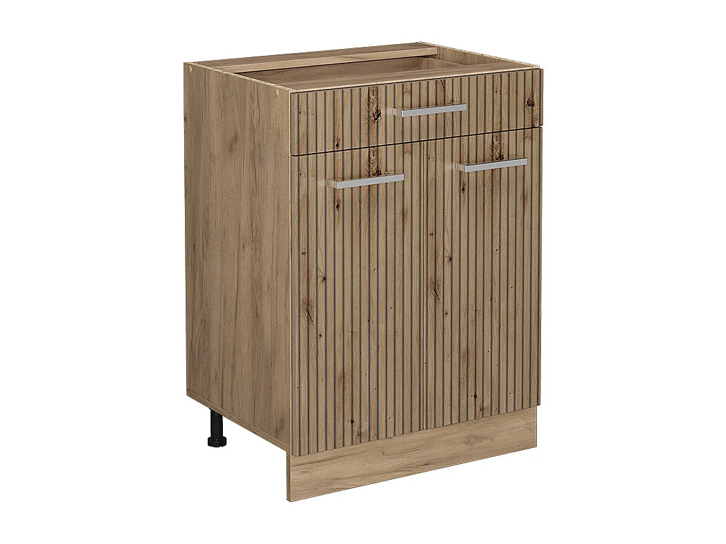 Meuble cuisine chêne artisan 60x46x81.6 r-line